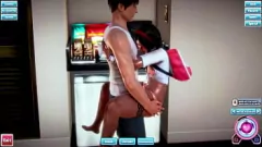play Adolescente latina pega um pau grande e branco no jogo Hentai 3D